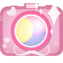 icon camera pinkpink