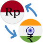 icon Indian rupee to Indonesian Rupiah