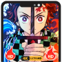 icon KNY Kimetsu No Yaiba Demon Slayer Wallpapers for LG Q6a
