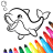 icon Fish and Dolphin coloring 18.4.0
