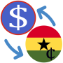 icon US Dollar to Ghana Cedi