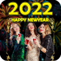 icon New Year Photo Frame 2022 for intex Aqua A4