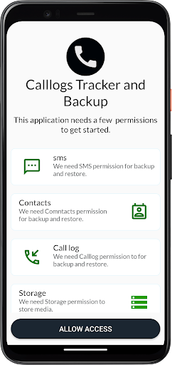 Call Log and sms manager