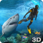 icon Shark Attack Spear Fishing 3D for Huawei MediaPad M3 Lite 10