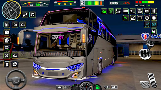 Public Coach Bus Driving Game