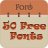 icon 50 Fonts for Samsung Galaxy 14 4.0