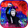 icon Smokey Anonymous Keyboard Background for Samsung Galaxy Note 10 1