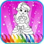 icon Coloring Book Princess Girls