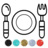 icon Kitchen Coloring book 5.0