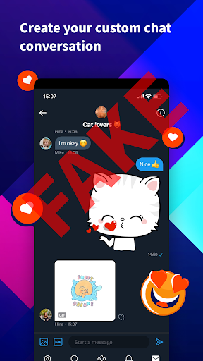 iFake: Fake Chat Messages