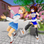 icon Anime Girl Yandere Survival 3D for oppo F1