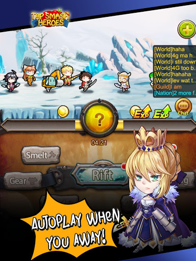 Tap Smash Heroes: Idle RPG Game