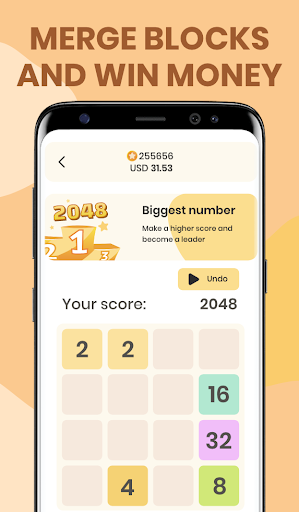 2048 - Solve and earn money!