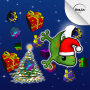 icon Acrobat Gecko Christmas