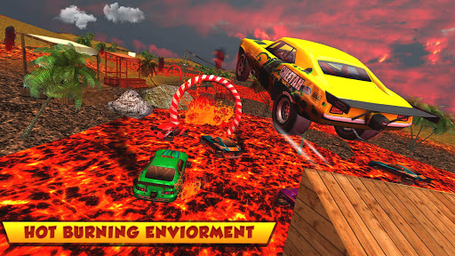 Floating Car on Lava Simulator