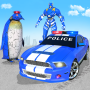icon Police Penguin Car Robot Game