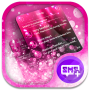 icon Pink Glitter SMS Theme