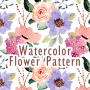 icon Cute Wallpaper Watercolor Flower Pattern Theme