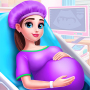icon Pregnant Mommy Care Baby Games