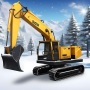 icon Snow Excavator Simulator Game for iball Slide Cuboid