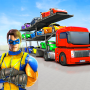 icon Superhero Car Transport Truck