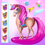 icon Unicorn Pony Horse Care Game