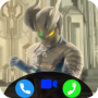 icon Fake call Ultraman Zero & chat for iball Slide Cuboid