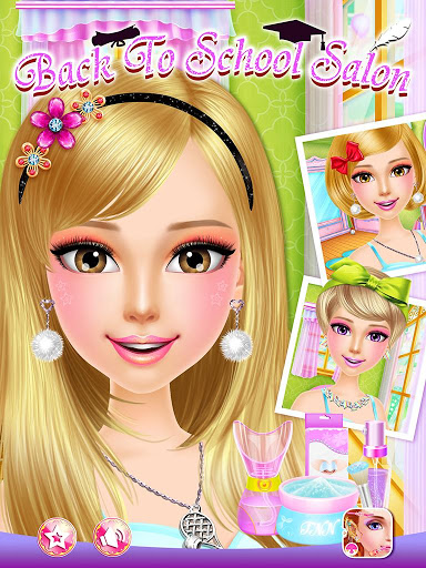 Back To School Salon:girl game