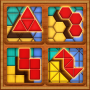 icon Block Puzzle Games: Wood Colle for intex Aqua A4