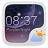 icon Widget Purple Night Style GO Weather EX 1.3
