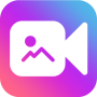 icon Photo On Video, Image To Video