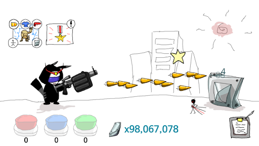 Grow Hidden Weapons : Stickman Clicker