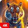 icon Tiger Wallpapers 4K for tecno F1