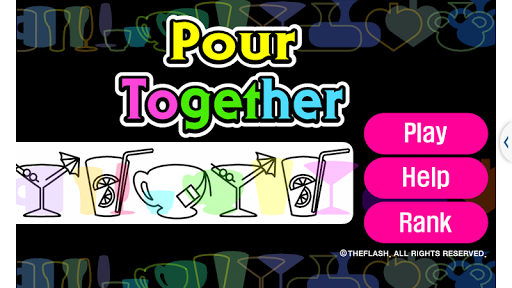 Pour together