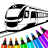 icon Trains coloring pages game 18.4.0