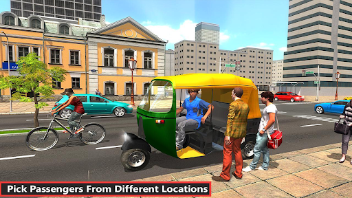 US City Auto Rickshaw: Modern Tuk Tuk Games 2020