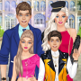 icon Superstar Family Dress Up Game for iball Slide Cuboid