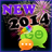 icon New Years EveGO SMS Theme 3.0