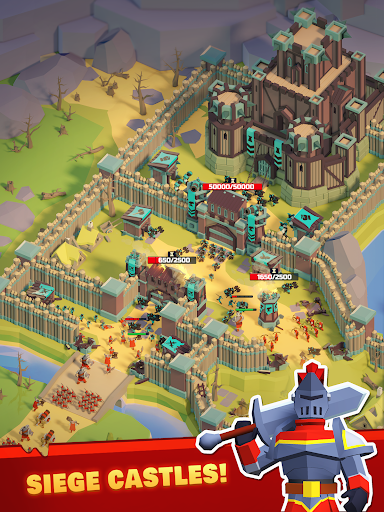 Idle Siege: War simulator game