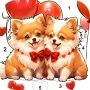 icon Dog Coloring, Color by number for Doopro P2