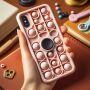 icon Pop It Phone Case 3D DIY Toys