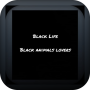 icon Life in Black - black animals lovers