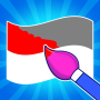icon Flag Painting Puzzle Game for Doopro P2