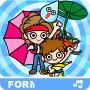 icon Fun Rainy Day (FREE) for iball Slide Cuboid