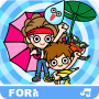 icon Fun Rainy Day (FREE) for Samsung Galaxy Note 10 1