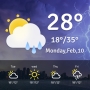 icon Live Weather - Widget, Radar for Samsung Galaxy Note 10 1