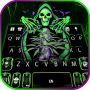icon Green Neon Reaper Keyboard Background for Samsung Galaxy J2 DTV