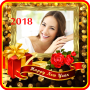 icon New Year Frame 2018 for Samsung S5830 Galaxy Ace