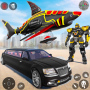 icon Shark Robot Transform Car Game for Samsung Galaxy J2 DTV