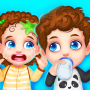 icon Cute Twins Babysitter Daycare